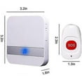 thumbnail image 2 of Home Alert Wireless Patient Elderly Personal Alarm System Plug Version And Emergency Call Button(2 to 1), 2 of 5