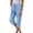 1-Blue, variant on Capri Pants for Women Summer Linen Straight Wide Leg Loose Drawstring Elastic Waist Cropped Trousers Soft Comfortable Breathable Solid Color Basic Beach Capris 1-Orange XXL