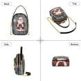 thumbnail image 3 of FORMRS Crossbody Bag for Women Quilted Travel Shoulder Cell Phone Purse with Chain Strap Handbag, Christmas Santa, 3 of 7