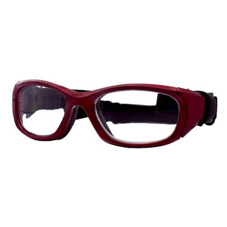 Tyrant Mx Goggle - Sport Specs Protective Sports Eyewear Goggle, MX-31 Crimson Clear
