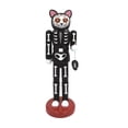 thumbnail image 2 of Santa's Workshop Indoor Home Christmas Decorative 14" Day of the Dead Cat Nutcracker, 2 of 2