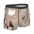 thumbnail image 3 of Kll Chicken Men'S Cotton Boxer Briefs Underwear-Medium, 3 of 9