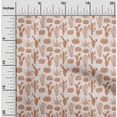 thumbnail image 2 of oneOone Velvet Brown Fabric Cactus Fabric For Sewing Printed Craft Fabric By The Yard 58 Inch Wide, 2 of 5