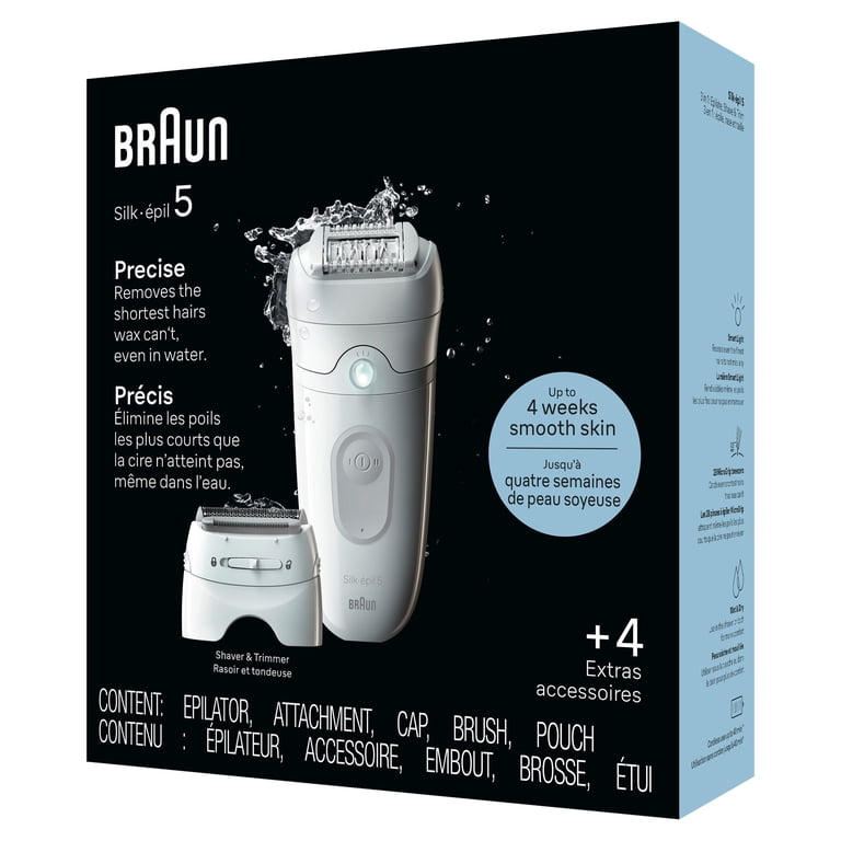 Braun, Silk-epil 5 Epilator, SE5-041, Wet & Dry, Includes Shaver