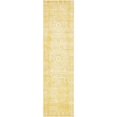 thumbnail image 1 of Unique Loom Tradition Classic Distressed Rug 2' 7 x 10' Runner Yellow/Ivory, 1 of 1