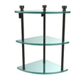 thumbnail image 2 of Three Tier Corner Glass Shelf - Venetian Bronze, 2 of 5