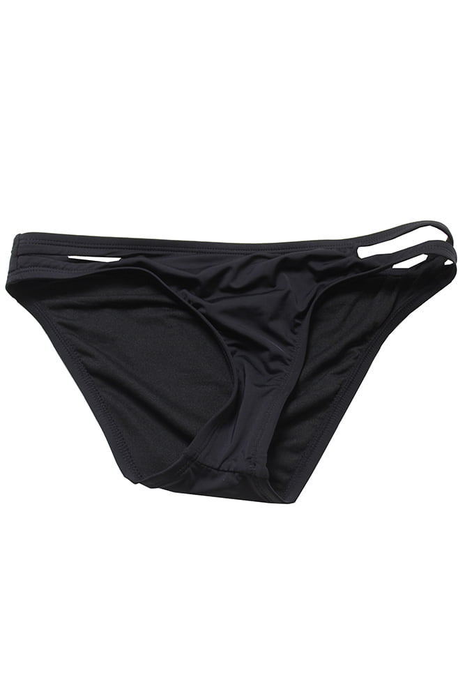 walmart black bikini bottoms