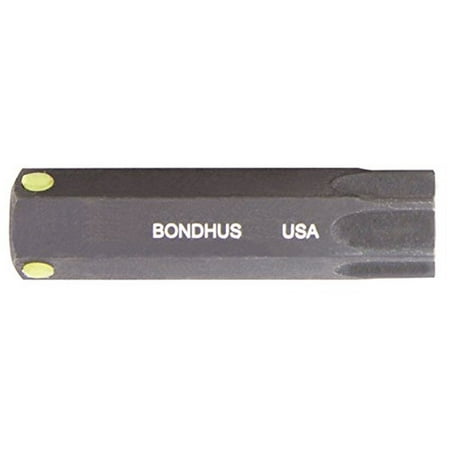 UPC: 0037231320904 | BONDHUS 32090 T90 ProHold Torx Bit  2.5  Length – Stock Size: 22mm