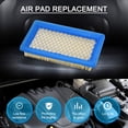 thumbnail image 4 of 5 Pack 491588S Air Filter, Replacement for Briggs Stratton 491588 4915885 Flat OEM Air Cleaner, 4 of 8