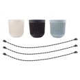 thumbnail image 1 of Miangastore 3Pcs Hanging Flower Pot Desktop Planter Leakproof Flowerpot Hanging Plant Pot Mixed Color, 1 of 9