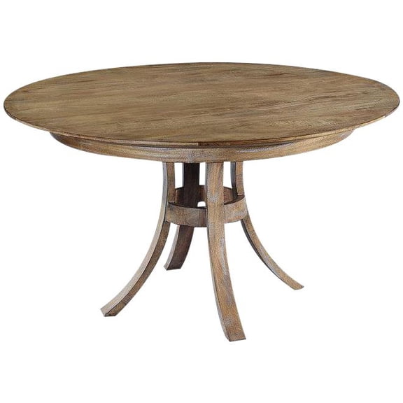 Manhattan Solid Wood Dining Table 54 Round Beachwood