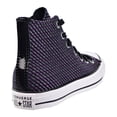 thumbnail image 3 of Converse Chuck Taylor All Star HI Womens Shoes Black-Icon Violet-Cool Grey  562461f, 3 of 6