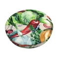 thumbnail image 6 of Uemuo Vegan1 Pattern Round Bar Stool Seat Covers Washable Stool Cushion Slipcover Elastic Bar Chair Covers-12 inch, 6 of 7