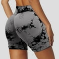 thumbnail image 2 of Women's High Waisted Baggy Shorts Seamless Tie Dye Lifting Yoga Pants Fitness Trendy Activewear Workout Casual Summer Jean Shorts S-XL, 2 of 4