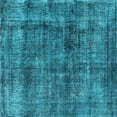 thumbnail image 1 of Ahgly Company Indoor Square Oriental Light Blue Industrial Area Rugs, 8' Square, 1 of 4