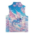 thumbnail image 5 of Pzuqiu Dragon Girls Sleeveless Vests Lightweight Soft Full Zip Winter Sleeveless Jacket with Pockets Personalized Wind Proof Casual Clothes for Girls 4T for Everyday Wear, 5 of 7
