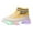 Yellow, variant on Otqutp Children Wedding Shoes Children Kids Baby Girls Sneakers Bling Led Light Luminous Sport Shoes for 1 to 6 Years