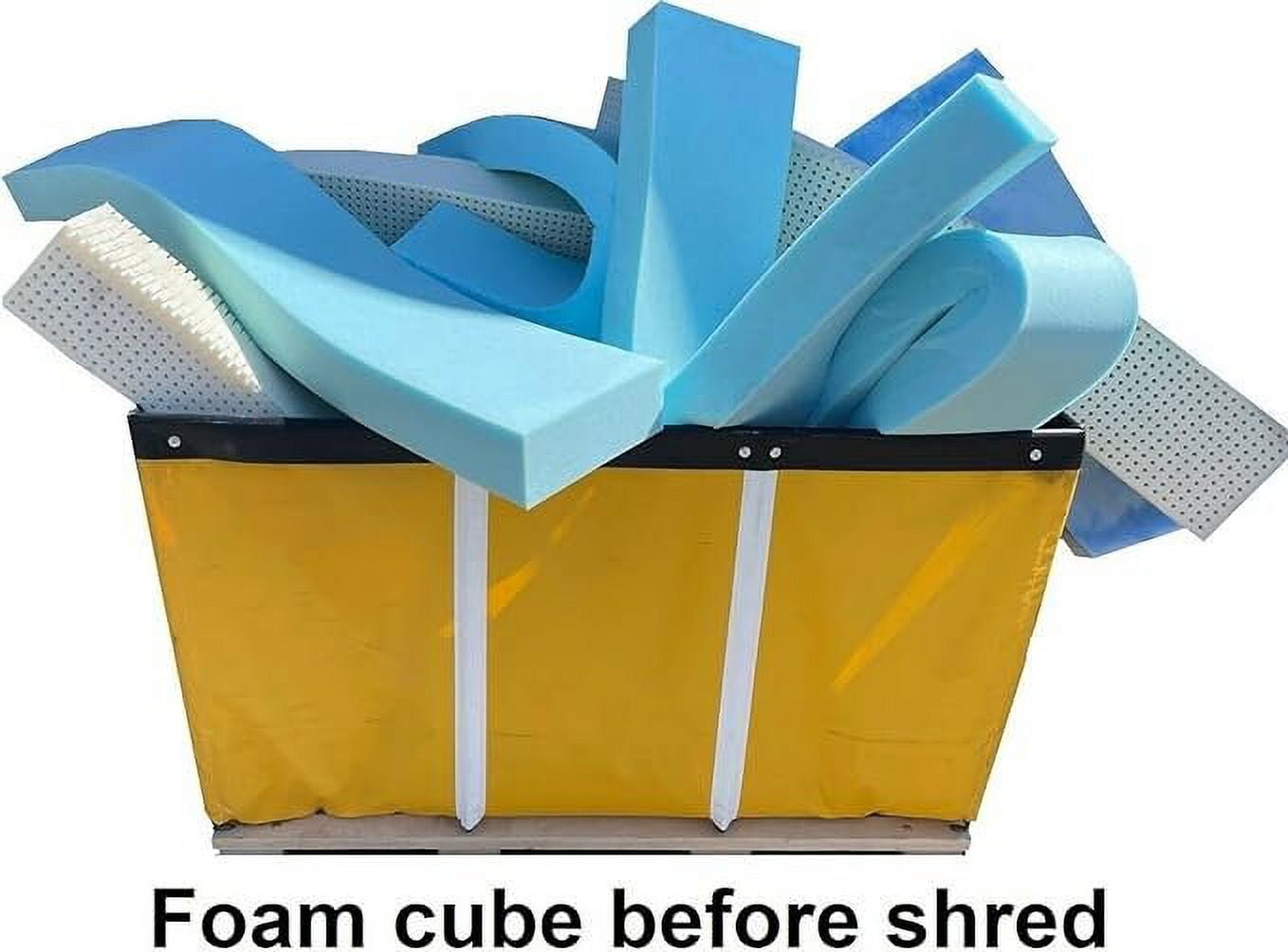 QQbed Shredded Latex Foam Filling, 10 lb, Made in USA, 1 Pack