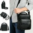 thumbnail image 2 of Men's Leather Cross Body Bag Casual Shoulder Messenger Satchel Side Bag,Cross Body Satchel Handbags for Wallet Purse Mobile Phone Keys By TWSOUL, 2 of 12