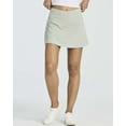 thumbnail image 2 of Real Essentials 4 Pack: Women's Ribbed Active Skort Pockets Skirt Running Tennis Golf Workout Sports (Available In Plus), 2 of 6