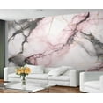 thumbnail image 3 of Modern Color Marble Texture Wall Mural, Abstract Golden Cracks Photo Large Removable Wallpaper Mural Wall Decor For Bedroom Office Living Room Kids Room 118"W x 83"H (Not Peel and Stick), 3 of 6