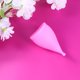thumbnail image 2 of 2pcs 30ml Silicona Mujer Copa menstrual Menstrual Menstrual Colector a prueba de fugas (Rosa), 2 of 4