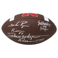 thumbnail image 1 of Johnny Rodgers, Mike Rozier & Eric Crouch Signed Nebraska Cornhuskers Logo Football w/HT YRs, 1 of 1