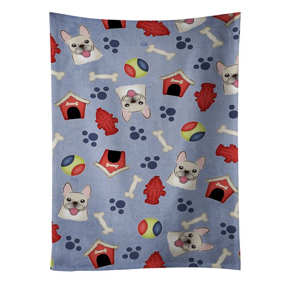 Carolines Treasures BB4017KTWL Dog House Collection French Bulldog Kitchen Towel 15 X 28" multicolor
