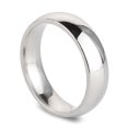 thumbnail image 2 of Flmtop Ring Simple Jewelry Gift Titanium Steel Simple Couple Band Ring for Banquet, 2 of 7