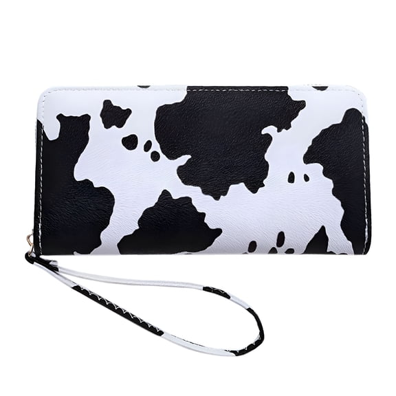 GASTROPOD Cow Printed Wallet for Women Girls Cute Stylish Leather Purses