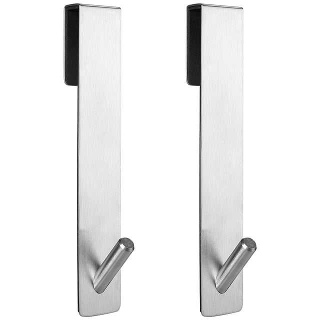 Coofit Crochet de Porte de Douche Robuste : 2 Pcs Crochet de Porte Robuste pour Serviette pour Salle de Bain