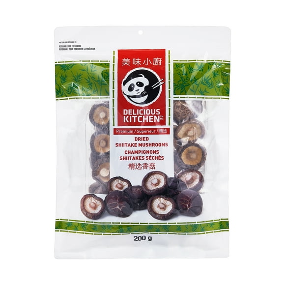Delicious Kitchen Premium Dried Shiitake Mushrooms, 7 oz