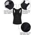 thumbnail image 2 of HUGFEGWE Compression Body Shaper, Full Coverage Tummy Control, Back Support, Breathable Fabric for Men CJB91-50820, 2 of 9