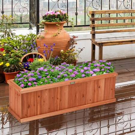Giantex wood planter