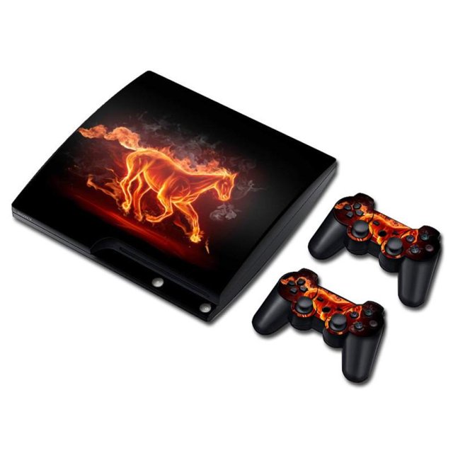 Skin Pegatina Estampa (Caballo Fuego) MandaLibre PlayStation 3 Slim