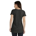 thumbnail image 5 of Inkmeso Womens Short Sleeve Button Tunic Top Cotton Tee Long Length Tshirt For Leggings, 5 of 8