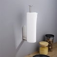 thumbnail image 2 of Mrmosy Paper Towel Holders Wall Mount Kitchen Paper Holder Under Cabinet Silver, 2 of 7
