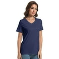 thumbnail image 3 of Women's Ultra-Soft V-Neck Short Sleeve Trendy Casual T-Shirt, 3 of 6