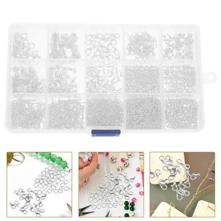 Masteelf Silver Diy Necklace and Bracelet Making Kit for Adults with Long-Lasting Use