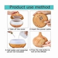 thumbnail image 5 of Essential Oil Diffuser, 550ML Ultrasonic Cool Mist Diffuser Aroma Electric Fragrance Aroma Diffuser with Adjustable Mist Mode & 7 LED Colors, 5 of 5