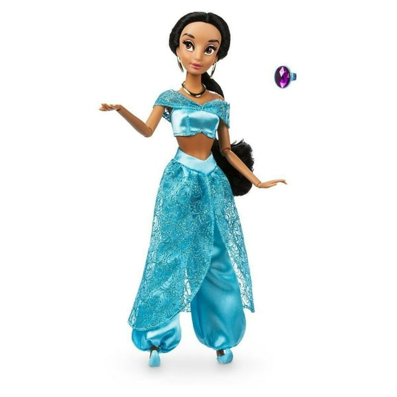 Classic Princess Jasmine 11.5” Doll With Ring Figure Rare Holiday Gift Aladdin New