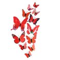 thumbnail image 1 of Halloween Decorations Outdoor 12 Simulation Butterflies Home Background Butterfly Three Di Mensional Stickers Children's Room Wall Decoration Butterfly Wall Stickers, 1 of 5