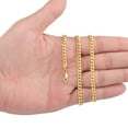 thumbnail image 6 of Nuragold 10K Real Yellow Gold Miami Cuban Link Chain Bracelet 7"-9" (3mm-13mm) Italian Jewelry for Men & Women, 6 of 22