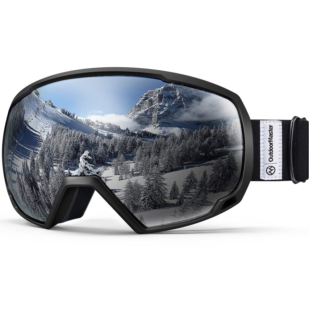Over Glasses Ski/Snowboard Goggles for Men OutdoorMaster OTG Ski Goggles 100% UV Protection Women & Youth 