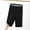 Black, variant on Cotton Shorts Summer Shorts for Women Plus Size Sliding Shorts Short High Elastic Beige Beach Shorts for Women,XXXXXL