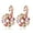 Color 10, variant on Sdmnsg-T Gold Flower Earrings Birthstone Leverback Earrings Hypoallergenic Vintage Floral Earrings for Women Trendy