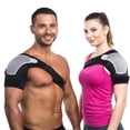 thumbnail image 3 of Sports Recovery Shoulder Brace for Men and Women Back Stability Support Adjustable Fit Sleeve Wrap Relief Injuries Tendonitis Right Shoulder, 3 of 6