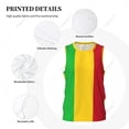 thumbnail image 4 of Mali Flag Men Basketball Sports Jersey Running Fitness Multifunction Sleeveless tshirt Exclusive Custom Name Nunber, 4 of 9