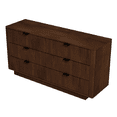 thumbnail image 2 of Miekor Furniture Lola Mid Century Modern Walnut Dresser With 6 Drawers,TV Stand for Living Room, Dresser for Bedroom Chest of Dresser, Storage Organizers Units, Nightstand for Bed 29433, 2 of 12