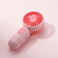 thumbnail image 4 of Toystoory mini ventilador dispositivo de refrigeración enfriador de aire suministros de verano ajustable recargable estilo simple ventiladores Type2 NO2, 4 of 6